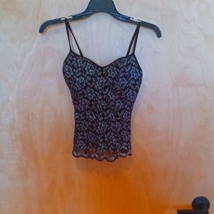 Cute Spaghetti-strap Lace Top